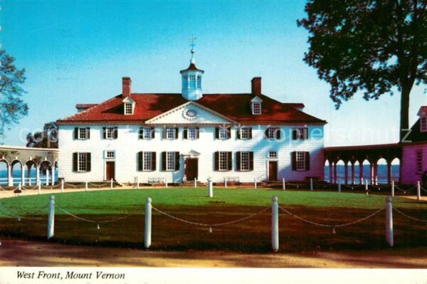 Mount Vernon Virginia West Front