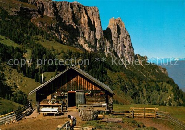 Seiser Alm Dolomiten Saltnerhütte Tschabiet