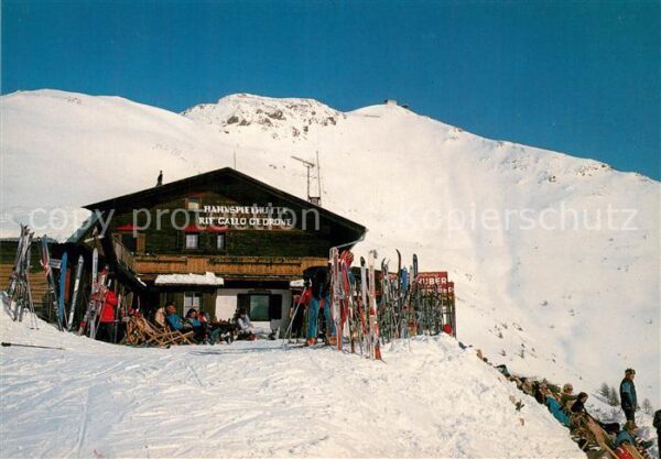Sexten Sesto Suedtirol Hahnspielhütte Rifugio Gallo Cedrone