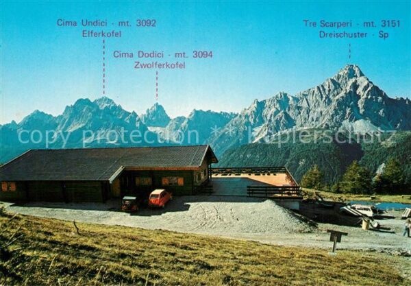 Sexten Sesto Suedtirol Hasenkopfl Hütte