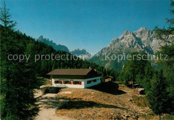 Sexten Sesto Suedtirol Rotwandwiesen Hütten Drei Zinnen