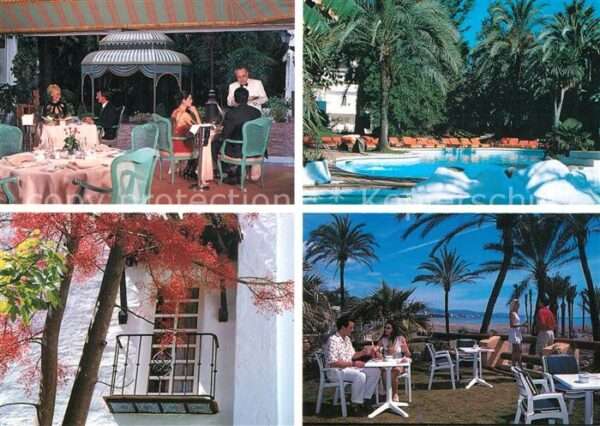 Marbella Andalucia Hotel Puento Romano Swimmingpool Garten