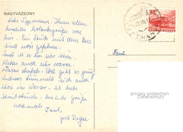Nagyvazsony Kastelyszallo Szt Istvan templom Evange – Bild 2