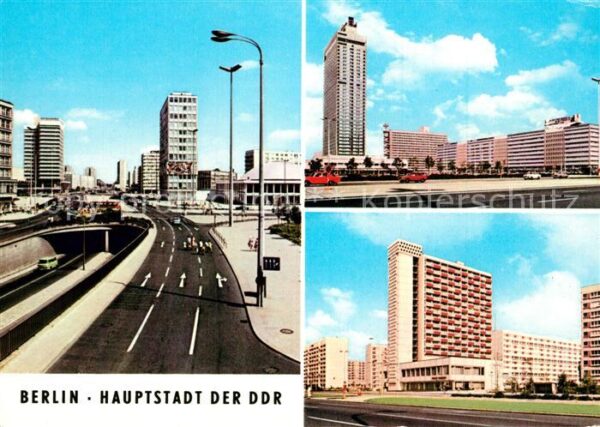 Berlin Autotunnel Alexanderplatz Interhotel Be