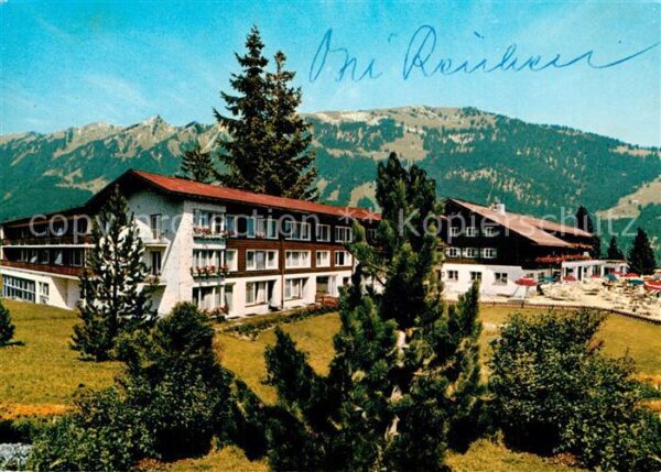 Sonthofen Oberallgaeu Sport und Kurhotel Allgäuer Berghof mit