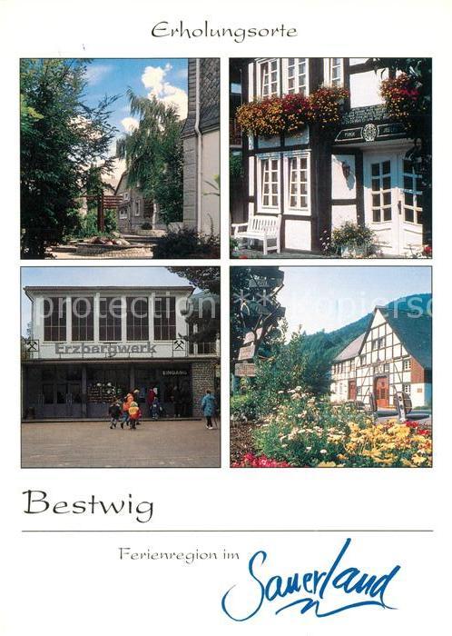 Bestwig Brunnen Gaststätte Erzbergwerk Fachwerk