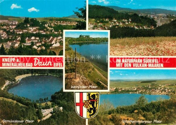 Daun Eifel Panorama Gemündener Maar Schalkenmehren