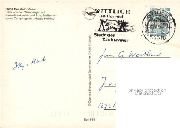 Beilstein Mosel Karmelitenkloster und Burg Metternich m – Bild 2