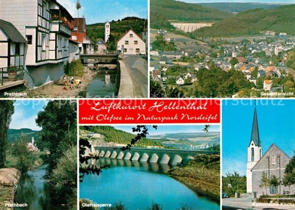 Hellenthal Eifel Prethbach Panorama Oleftalsperre Kath K