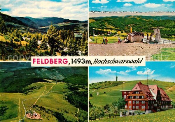 Feldberg Schwarzwald Panorama Fliegeraufnahme Hotel Feldberg