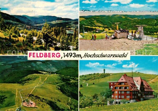 Feldberg Schwarzwald Panorama Fliegeraufnahme Hotel Feldberg
