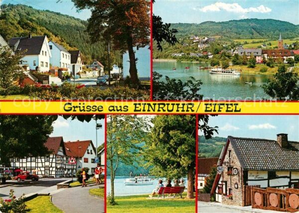 Einruhr Teilansichten Gasthaus Fährschiff Fachw
