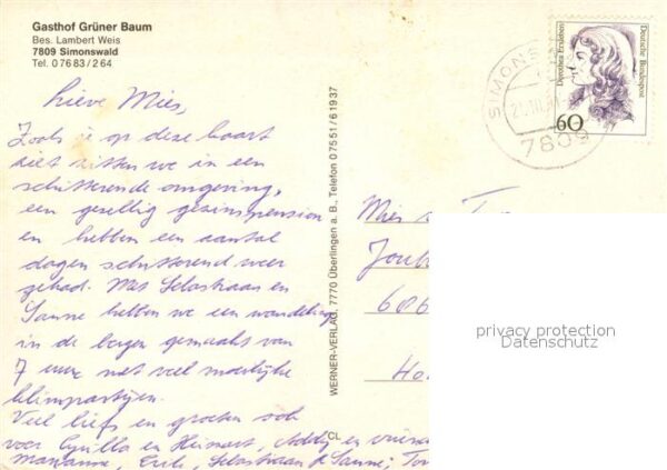 Simonswald Gasthof Grüner Baum – Bild 2