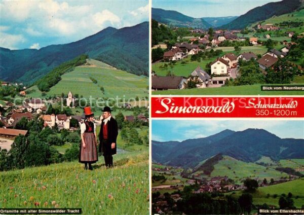 Simonswald Simonswälder Tracht Blick vom Neuenberg