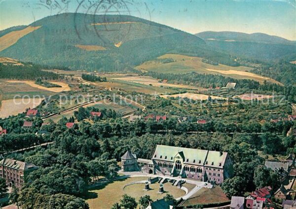 Goslar Die Kaiserpfalz Fliegeraufnahme