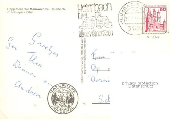Heimbach Eifel Trappistenabtei Mariawald Naturpark Eif – Bild 2