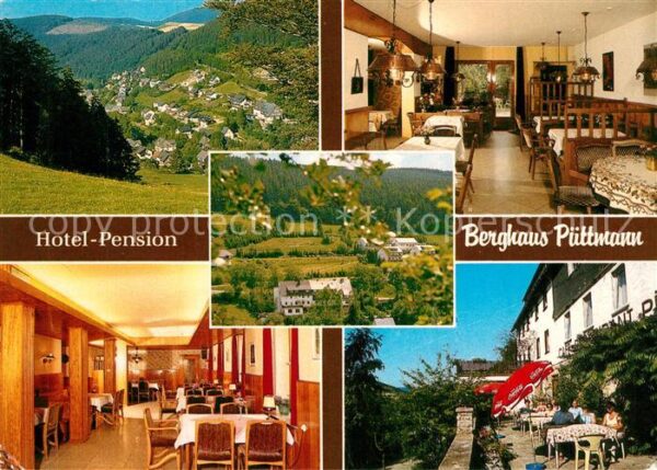 Schwalefeld Panorama Berghaus Püttmann Gasträume Te