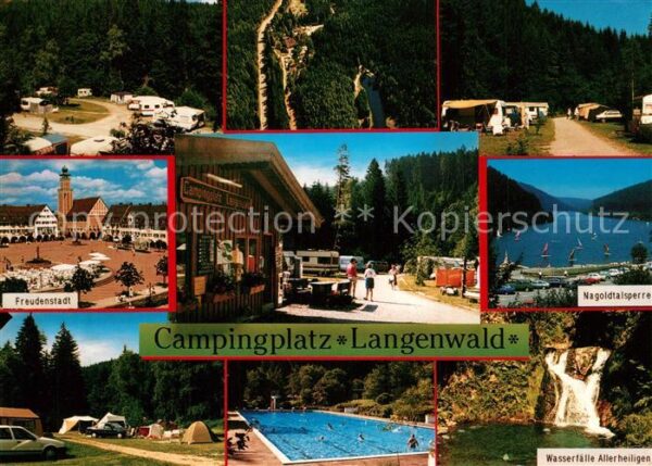 Freudenstadt Campingplatz Langenwald Teilansichten N