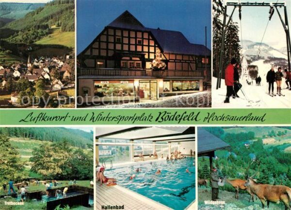 Boedefeld Kaufhaus Schlepplift Tretbecken Hallenb