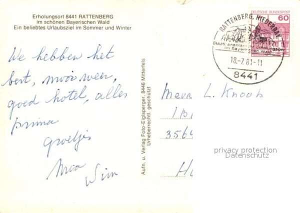 Rattenberg Niederbayern Neurandsberg Kreuzhaus Maierhof Wies Pa – Bild 2