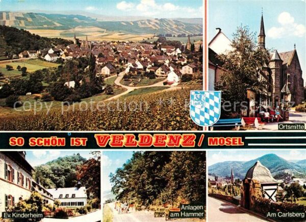 Veldenz Panorama Ortsmitte Ev Kinderheim Anlage