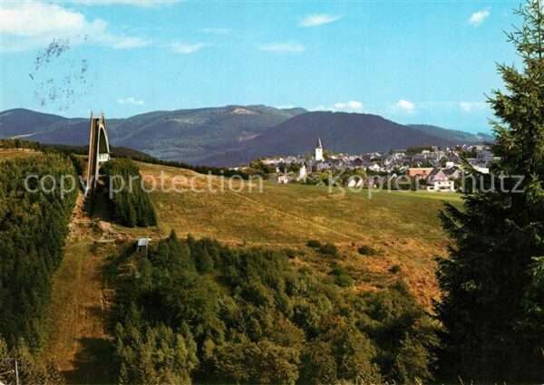 Winterberg Hochsauerland Skisprungschanze Panorama