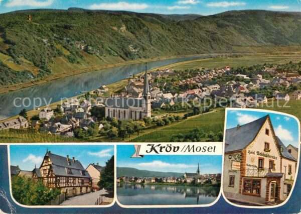 Kroev Mosel Panorama Fachwerkhaus Moselpartie Hotel