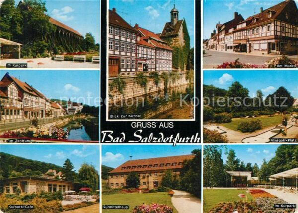 Bad Salzdetfurth Kurpark Kirche Markt Minigolfplatz Kurp