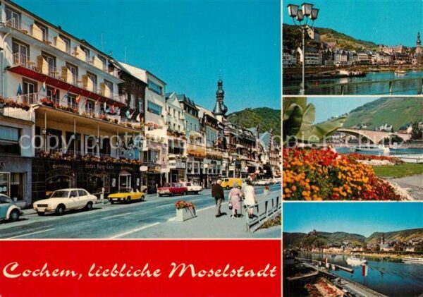Cochem Mosel Strasse Moselpartien