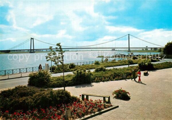 Emmerich Rhein Rheinbrücke Promenade