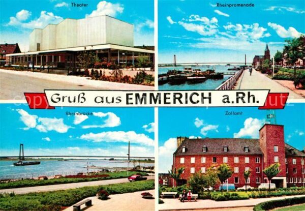 Emmerich Rhein Theater Rheinpromenade Rheinbrücke Zoll