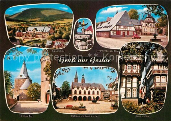 Goslar Kaiserpfalz Frankenberger Plan Breites