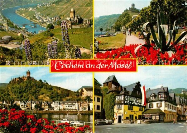 Cochem Mosel Panorama Promenade Burg Cochem Strassen