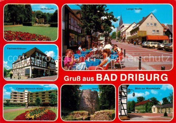 Bad Driburg Kurpark Fachwerkhäuser Caspar Heinrich
