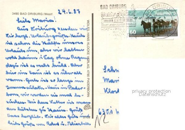 Bad Driburg Kurpark Fachwerkhäuser Caspar Heinrich – Bild 2
