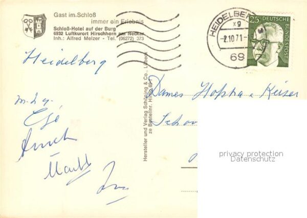 Hirschhorn Neckar Schloss Hotel auf der Burg – Bild 2