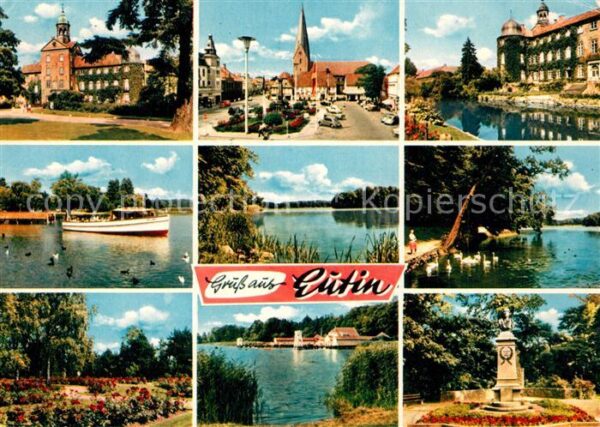 Eutin Teilansichten Marktplatz Fähre Park Den