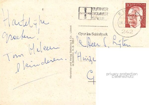 Eutin Teilansichten Marktplatz Fähre Park Den – Bild 2