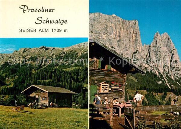 Schlerngebiet Jausenstation Prossliner Schwaige Seile