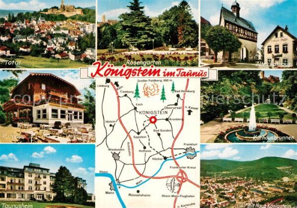 Koenigstein Taunus Panorama Altes Rathaus Taunusheim Kurha