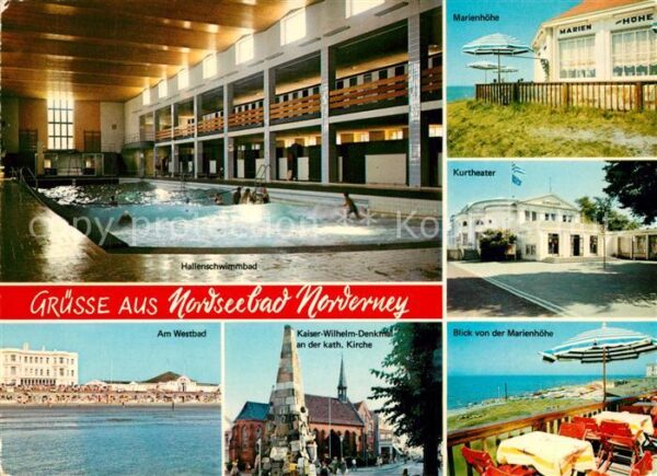 Norderney Nordseebad Hallenschwimmbad Marienhöhe Kurtheater