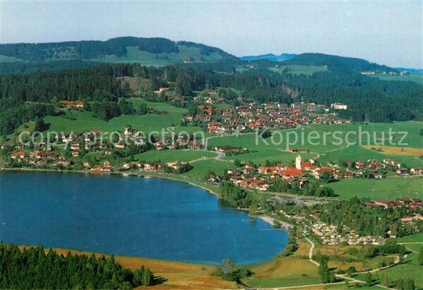 Hopfen See Fliegeraufnahme Campingplatz Kurzentrum