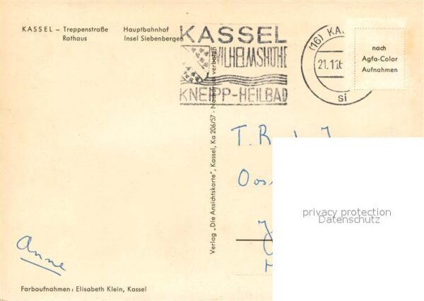 Kassel Treppenstraße Rathaus Hauptbahnhof Inse – Bild 2