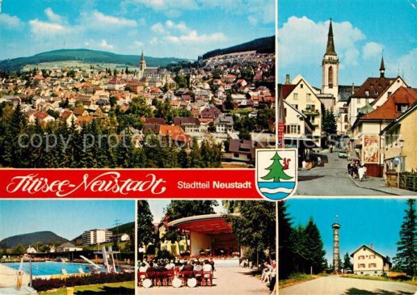 Neustadt Titisee Panorama Freibad Stadtpanorama Konzerth