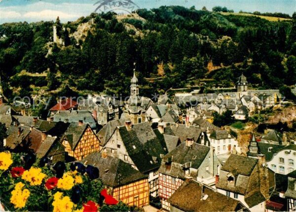 Monschau Blick von der Burg