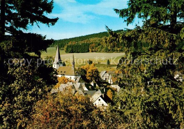 Eslohe Sauerland Kirche Panorama