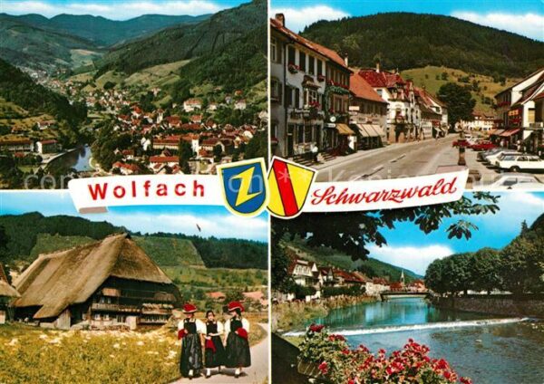 Wolfach Panorama Stadtpanorama Schwarzwaldmädch