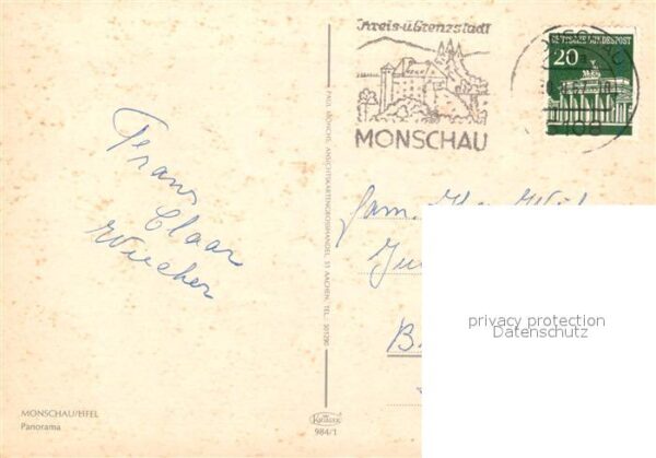 Monschau Stadtpanorama – Bild 2