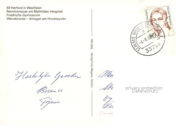Herford Renntormauer Mathilden Hospital Friedri – Bild 2
