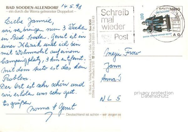 Bad Sooden-Allendorf Fachwerkhäuser Markt – Bild 2